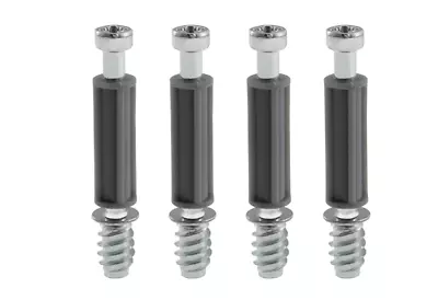 Brand New Genuine Ikea Cam-lock Screws Steel Dowels Fasteners #118331 4 Pcs • $7.36