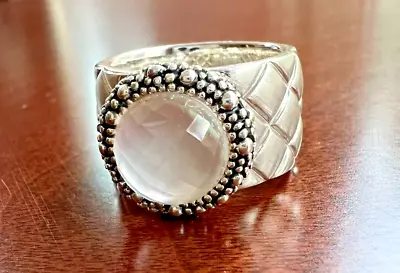Michael Dawkins Sterling Silver Mother Of Pearl Doublet Ring Size 7 • $139.99