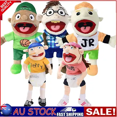 40/60cm Jeffy Hand Puppet Boy Joseph Cody Soft Toy Doll Removable Mouth Kid Gift • $20.88