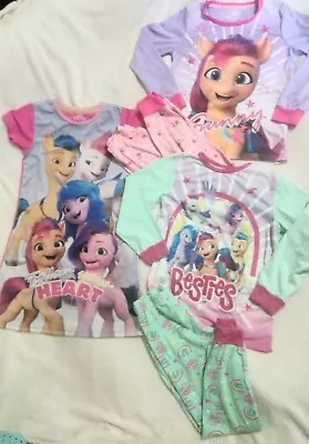 X 5 Items Age 9-10 Pyjamas & Nightie Bundle My Little Pony A New Generation • £4.99