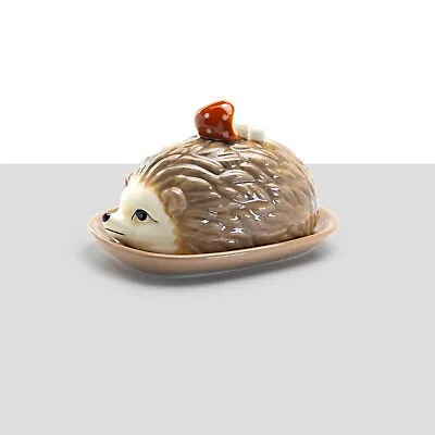 Potter's Studio Hedgehog Butter Dish With Lid • $20