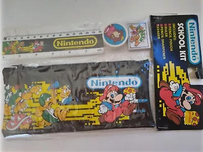 Vintage 1980s Super Mario Pencil Case Set • $250