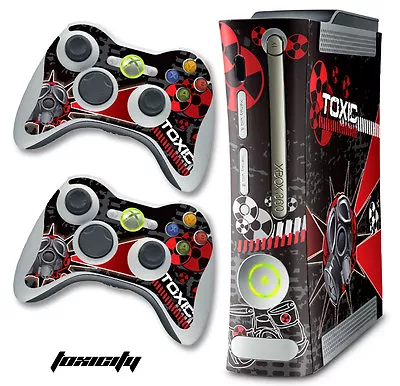 Skin Decal Wrap For Xbox 360 Original Gaming Console & Controller Xbox360 TOX R • $8.95