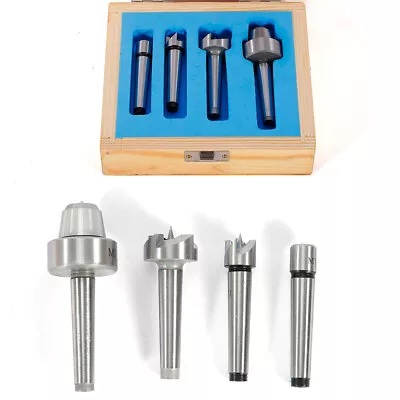 4pcs MT1 Wood Lathe Live Center Drive Spur Cup Arbor Woodworking Tool Kit US • $23