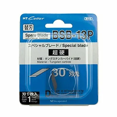 NT Cutter Spare Blade Design Knife For Pen Type Carbide 1 Sheet 0.4mm BSB-13P • $27.73