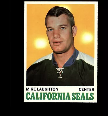 1970-71 Mike Laughton Topps #74 Nhl Set Break Seals *8754 • $2.99