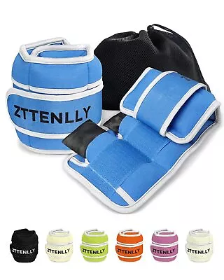 5/10/20 LBS Adjustable Ankle Wrist Arm Leg Weights For Women Men • $23.43