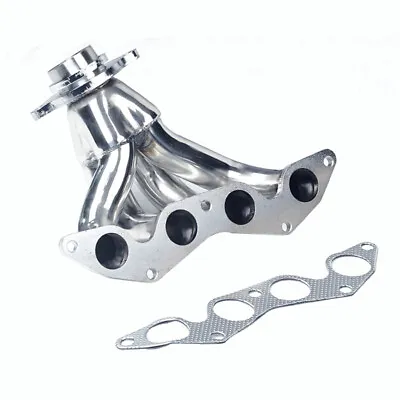 Stainless Steel Manifold Header Cylinder For Honda Civic HX 2001-2005 1.7L L4- 4 • $78.99