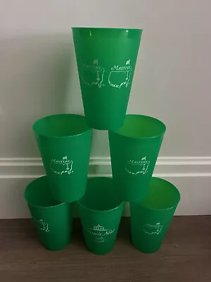 2024 Masters Plastic Cups (6 Cups) 1 Crows Nest Limited Edition • $14.99