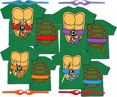 $17.95 • Buy TMNT Teenage Mutant Ninja Turtles Costume T-Shirt Tee