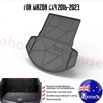 For Mazda CX-9 CX9 2016-2023 Heavy Duty Rear Trunk Tray Cargo Floor Mat • $62.38