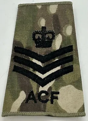 British Military Issue MTP Staff Sergeant ACF Rank Slide • £4.95