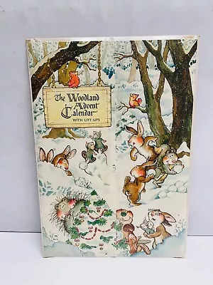 Vintage Woodland Advent Calendar With Lift-ups Hallmark SEALED W/ Envelope BIN20 • $24.95