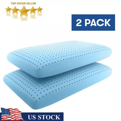 Cloud Comfort Memory Foam Bed Pillow Standard 2 Pack • $21.53