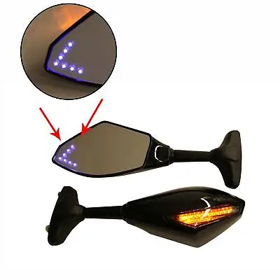 For Suzuki GSXR 1000 1300 600 750 GSX 1400 600 Motorcycle Mirror LED Turn Signal • $45.59