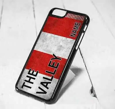 Charlton Personalised Phone Case - Grunge Bar Scarf Style - Hard Plastic Case • £7.95