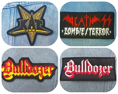 Bulldozer Death SS Kat Embroidered Patch Thrash Metal Venom Bathory Sodom • $6