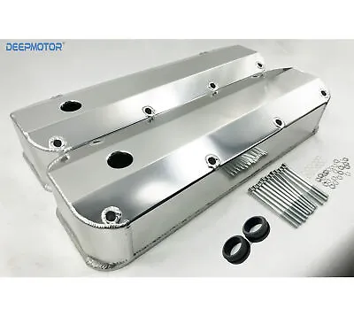 Fabricate Aluminum Tall Valve Covers With Hole Racing For Big Block Ford 429 460 • $119.99