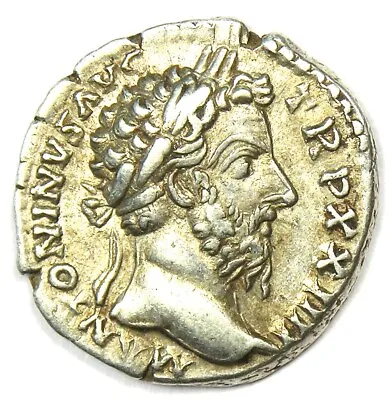 Marcus Aurelius AR Denarius Silver Roman Coin 139-161 AD - Good VF / XF (EF) • $365.75
