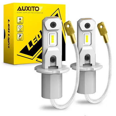 AUXITO H3 LED Fog Light Bulb Conversion Kit Super Bright White DRL Lamp 6500K • $24.99