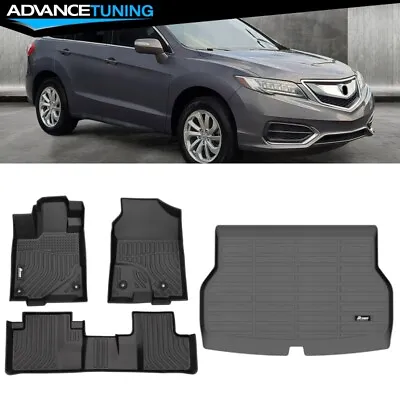 For 16-18 Acura RDX 3D Molded Floor Mats Carpets& Trunk Mat Cargo Cover - TPE • $94.99