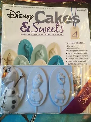 Chocolate Lollipop Silicone Mould Frozen Olaf Snowman Christmas Xmas Disney • £4.99