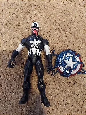 Marvel Legends Venomized Captain America 6  Action Figure Hasbro Used • $25