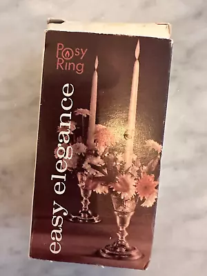 NOS Easy Elegance Posy Ring Flower Frog For Floral/Candles Original Box • $9.99