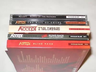 Accept CD / DVD Lot 8 Discs Heavy Metal • $50