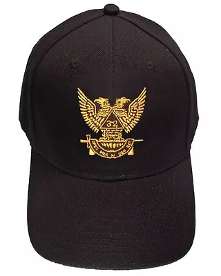 Masonic Baseball Cap Scottish Rite Wings Up - Black Hat With 32nd Degree • $20.99