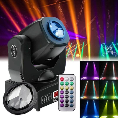 80W Moving Head Stage Light By UKING - RGBW LED Gobo Light With DMX512 For DJ Disco Parties