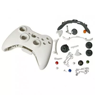 Complete Case For Microsoft Xbox 360 Controller Wireless Button White Color • $11.16