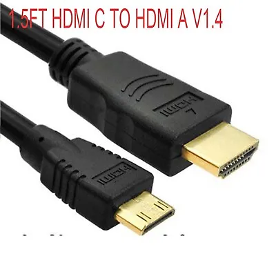 Mini HDMI C TO HDMI A AV Audio Video Cable For Kocaso MID M1070 B M1070w Tablet • $3.60