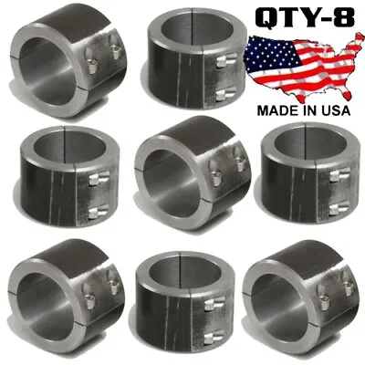 8 - Steel Universal Weld On Bar Clamp 1-3/4  Roll Cage Fabrication Mount 4 Bolt  • $215.99