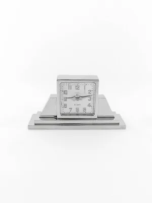 £2104.33 • Buy Extra Fine  Omega Table Clock With 8 Day  1930's Pure Art Deco