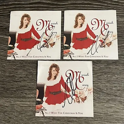 Mariah Carey All I Want For Christmas Is You Signed / Autographed Cd  • $74.99