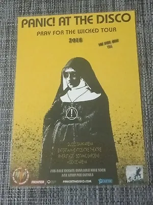 Panic At The Disco - 2018 Australia Laminated Tour Poster Official WICKED Poster • $15.95