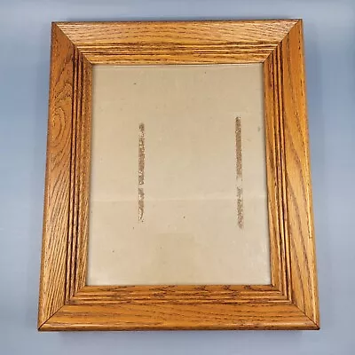 Vintage Mid-Century 1950s Or 1960s Solid Oak Frame With Glass 10  X 8  • $23.48