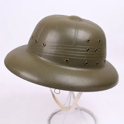 Men Plastic Military Helmet Hats Waterproof Sun Hat Vietnam Rain Jungle Outdoor • $19.75