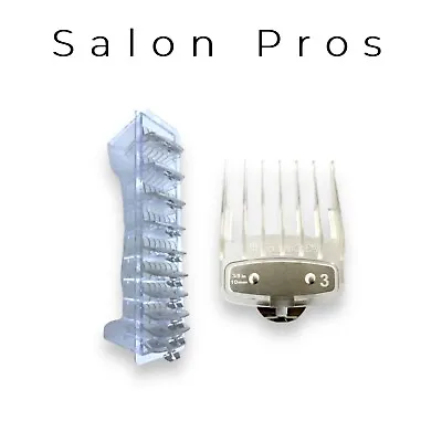 10 Premium Clipper Guards + Holder Fits Wahl Babyliss JRL And Gamma+ Clippers • £15.95