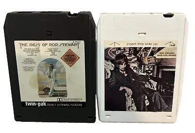 Rod Stewart 8-Track Tape Lot Of 2 Never A Dull Moment & The Best Of  Albums • $7.95