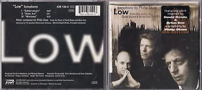 Phillip Glass Cd Album -  Low  Symphony Music Of David Bowie Brian Eno • $15.49