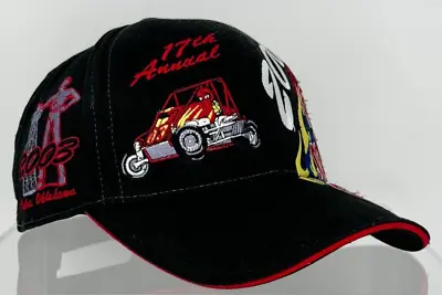 Chili Bowl Midget National Racing Flames Snapback Cap Hat Tulsa Ok 2003 Vintage • $24.99