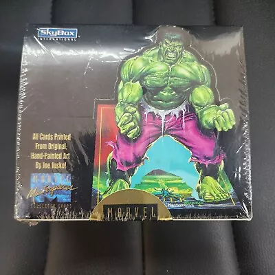 1992 Marvel Masterpieces Factory Sealed Box SkyBox Joe Jusko MINT FREE SHIPPING • $475