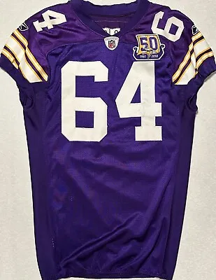 Authentic Reebok NFL Minnesota Vikings Anthony Herrera Game Worn Football Jersey • $829.99