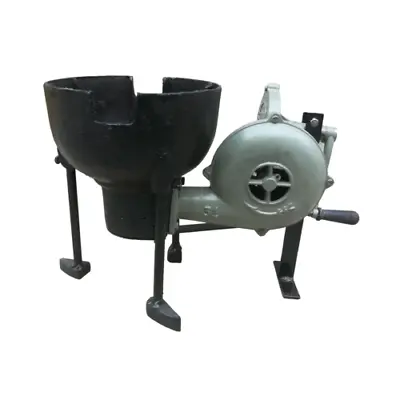 £146.48 • Buy Vintage Blacksmith's Large Forge Furnace With Hand Blower Pedal Type Handle Fan