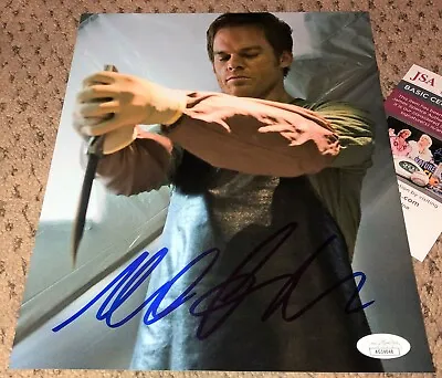 Michael C Hall Signed 🩸 8x10 Photo 🩸jsa 🩸 Autograph 🔪 Dexter Morgan 🔪 • $135.99