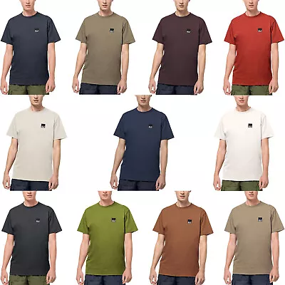 Jack Wolfskin Mens 365 Casual Cotton Crew Neck Short Sleeve T-Shirt Top Tee • £18