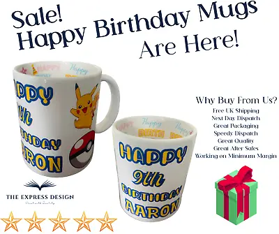 Personalised Mug Happy Birthday I The Perfect Gift • £9.99