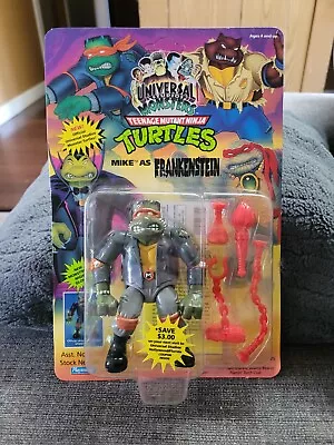 1993 Playmates Universal Monsters TMNT Mike As Frankenstein Figure Unpunched • $89